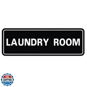 All Quality Standard Laundry Room Wall or Door Sign - Durable Signage | Ideal - Imagen 1 de 5