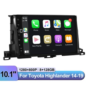 Radio de coche 8+128G 10,1 pulgadas Android13 Android Auto para Toyota Highlander 2015-2019 - Imagen 1 de 14