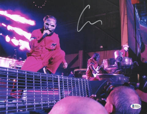 COREY TAYLOR SIGNED AUTOGRAPH 'SLIPKNOT' 'STONE SOUR' 11X14 PHOTO BECKETT 211 Cover