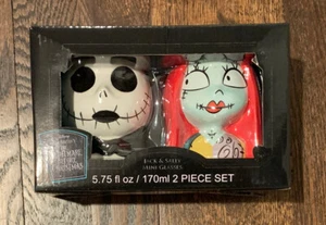 🔥 NIGHTMARE BEFORE CHRISTMAS JACK AND SALLY MINI GLASSES WALGREENS EXCLUSIVE - Picture 1 of 5