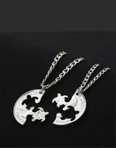 Collares colgantes de 2 piezas de corte de tortuga marina tortuga marina  - Imagen 1 de 4