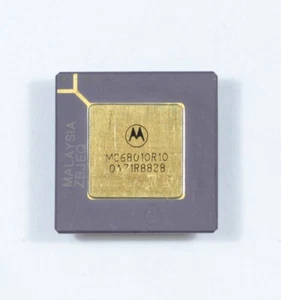 Motorola MC68010RC10 MOT Microprocessor, 32-Bit, 10MHz, CMOS, CPGA68 - AS-IS - Picture 1 of 2