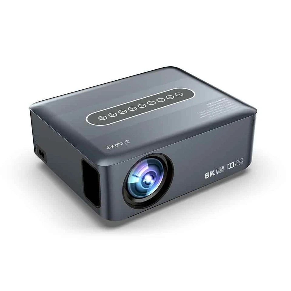 12000 Lumen Projector 8k: Android Projector with 2GB+16GB WiFi BT AI Voice  - Image 1 of 4