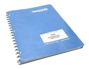 Tektronix 7A22 Differential Amplifier Instruction Manual - Picture 1 of 2