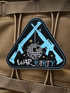 WarParty Vinyl Sticker by Diamondback Designs - Picture 1 of 2