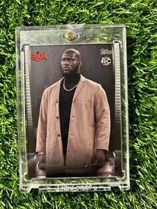 Omos 2021 Topps WWE Undisputed #20 Blank Back Proof Card 1/1 w COA - Picture 1 of 5