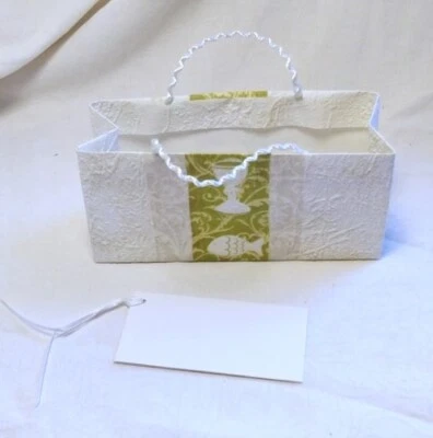 kleine Geschenktasche Kelch/Fisch Kommunion/Konfirmation Handarbeit - Bild 1 von 3