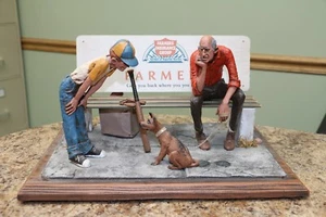 RARE Michael Garman Farmers Insurance Sculpture Figurine - Picture 1 of 11