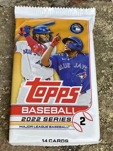 HOT PACK!! 2022 Topps Series 2 Baseball 14 Card Pack Factory Sealed CHROME OR #D - Picture 1 of 1