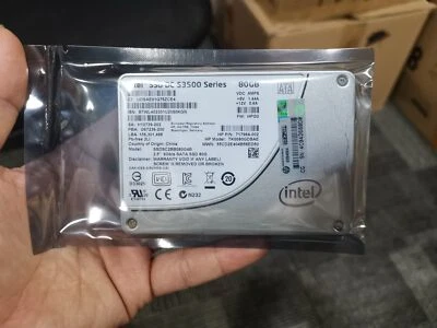 HP/Intel SSD DC S3500 80GB 6G/s 2.5" SATA SSD SSDSC2BB80G4B - Image 1 of 2