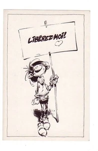 Franquin Postcard POUR Gaston 1981 - Picture 1 of 2