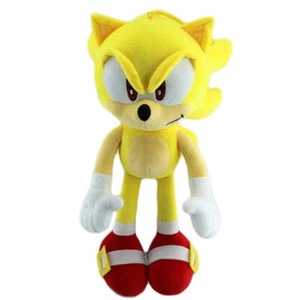 Sonic the Hedgehog Super Sonic 12 in Plush Doll Stuffed Animal Soft Toy Gift HOT - Picture 1 of 3