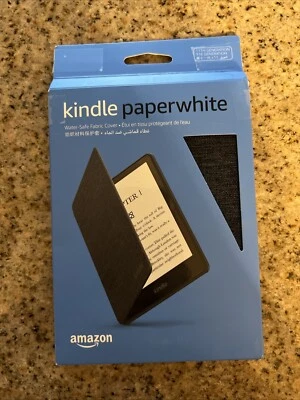 Kindle Paperwhite Cover 11th Generation Black/Gray Water Safe Fabric New - Image 1 of 4