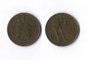 Países Bajos, 1 céntimo, 1828 B, VF - Imagen 1 de 1