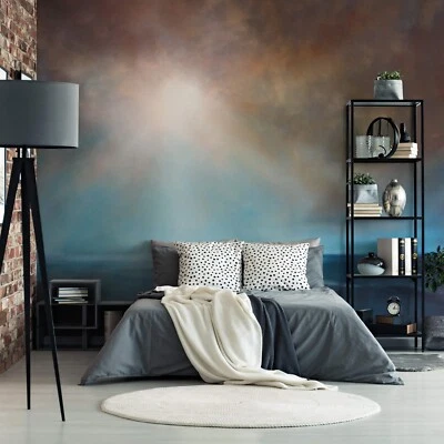 Mural de pared para dormitorio imagen completa cielo playa paisaje pintura artística Foto 1 de 4