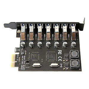 7 Ports PCI-E to USB 3.0 HUB PCI Express Expansion Adapter 5Gbps 5Gbps Card