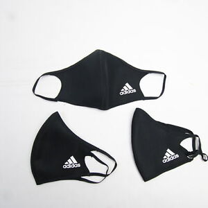 adidas Face Mask Unisex OSFA Black White Sports Pack of 3 New with Tags
