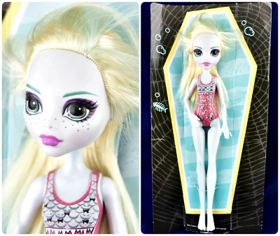 🐟MONSTER HIGH Doll LAGOONA BLUE Bathing Swim Suit 2017~Mattel [Unused] - Image 1 of 4