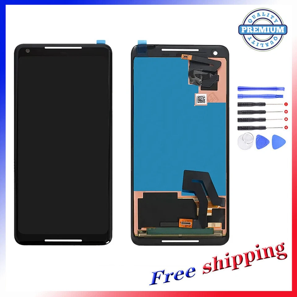 LCD Screen For Google Pixel 2 XL Black Replacement Touch Digitizer Assembly+Tool - Image 1 of 1