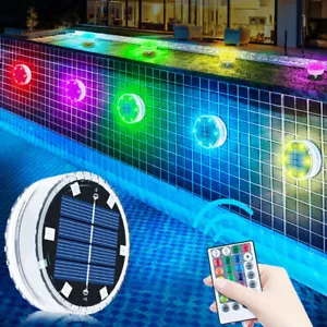 Luce Solare Piscina RGB LED Illuminazione Subacquea Colorata Lampada Sommergibile - Foto 1 di 16