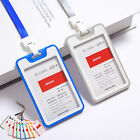Plastic ID Work Card Bus Card Holder with Lanyard Holder Work Card Bags Cover +