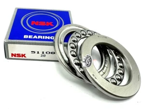 51108 AXIAL DEEP GROOVE BALL BEARING 40x60x13 mm NSK - Picture 1 of 4