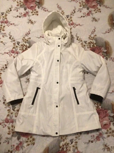 Jessica Simpson Womens Hooded Parka Coat XL White Colour Brand New With Tags - Picture 1 of 9