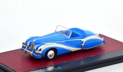 Talbot Lago T26 Grand Sport Saoutchik 1948 Blue Matrix MX51904-041 1:43 Open - Image 1 of 3