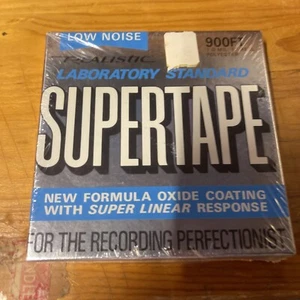 Realistico Laboratorio Standard Supertape 1 Mil 5" Mulinello 900 ft Basso Rumore Nuovo Guarnizione - Foto 1 di 2