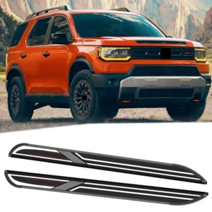 Black Fixed Running Boards fits for Honda Passport 2025 2026 Side Steps Nerf Bar - Picture 1 of 6