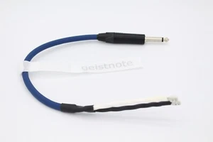 3' PUSH ON Speaker Cable ~ EA Siren II 3 ft Gold or Nickel Plug ~ FREE BAG - Picture 1 of 2