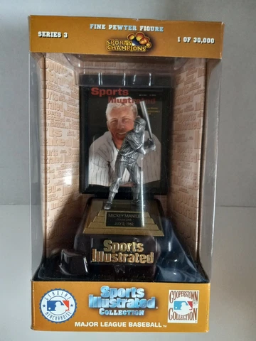 MICKEY MANTLE SPORTS ILLUSTRATED PEWTER FIGURE 1997 NUMBERED COA    NEW Cover