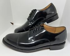 Bostonian Luxe Black Patent Leather Lace Up Men’s Dress Shoes, US Sz 11