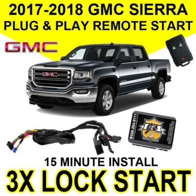 SISTEMA DE ARRANQUE REMOTO PLUG & PLAY SIMPLE PARA GMC SIERRA CHEVY 1500 GM7 2017-2018 Foto 1 de 4