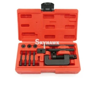 13pc Cam Chain Breaker Riveting Tool Kit Cutting OHV Cam Drive ATV Motorcy Bike - Bild 1 von 2