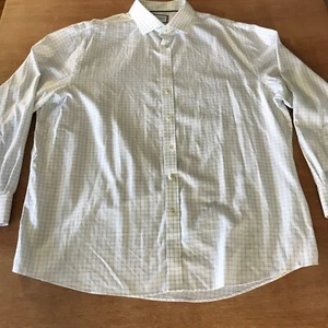 Charles Tyrwhitt camicia elegante non ferro vestibilità classica uomo 19-37 grigia a quadri con bottoni - Foto 1 di 12
