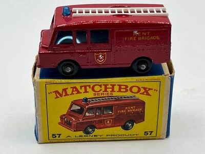 Matchbox regular wheels No.57 Land Rover Fire Truck, - Image 1 of 4