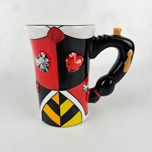 Disney Parks Alice im Wunderland Herzkönigin Kaffee Tee Tasse Becher 3D Edelsteine - Bild 1 von 9