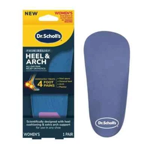 Dr Scholls All Day Pain Relief Heel & Arch Womens Size 6-10 (3/4 Foot Length) - Picture 1 of 1