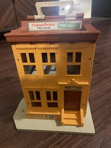 VTG 1974 Fisher Price Little People Sesame Street House Play 938 - Picture 1 of 9