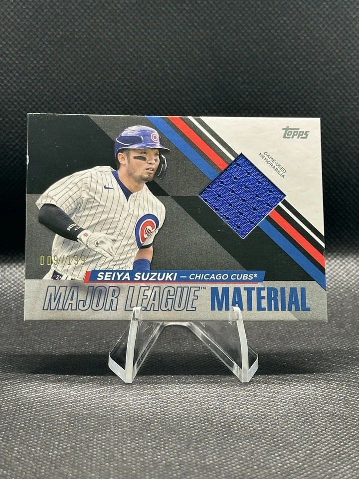Seiya Suzuki Topps Major League Material /199 Cubs - Image 1 of 4
