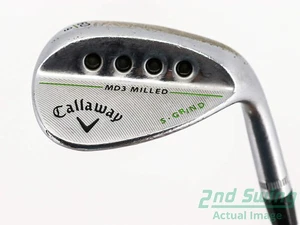 Callaway MD3 Milled Chrome S-Grind Wedge Lob LW 60° Steel Wedge Flex Right 34.75 - Picture 1 of 8