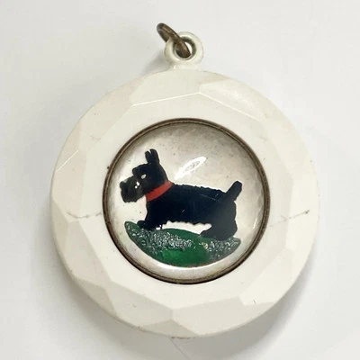 Colgante Scottie vintage de doble cara para perro y caballo Foto 1 de 4