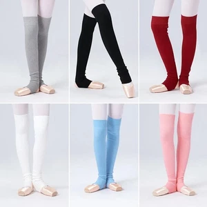 Ballet Leg Warmer Breathable Anti-bacterial Stretchable for Dancing Performance - Picture 1 of 35