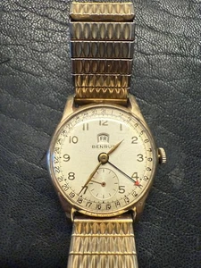 1950s Benrus CE-13 Day Date Pointer Watch (as is, read) - Picture 1 of 3