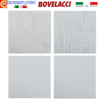 Pannelli Polistirolo EPS Decorativi BOVELACCI Soffitto Parete 18mq 72 Pz 50x50cm - Immagine 1 di 2