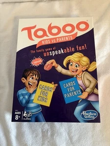 Gaming Taboo Kids vs. Parents Family Fun Board Game Ages 8 and Up Preowned - Picture 1 of 1