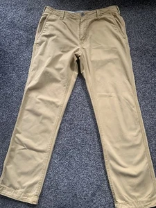 Fat Face Men's Beige Cotton Chino Trousers Size 32w/29l Regular Zip Fly Casual - Picture 1 of 7