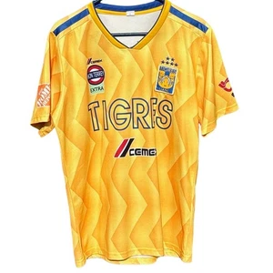 Tigres UANL Cemex Monterrey Extra yellow soccer jersey Size large - Picture 1 of 6