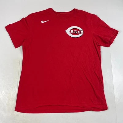 Camisa de béisbol de los Rojos de Cincinnati para hombre grande Nike Joey Votto #19 manga corta MLB Foto 1 de 4